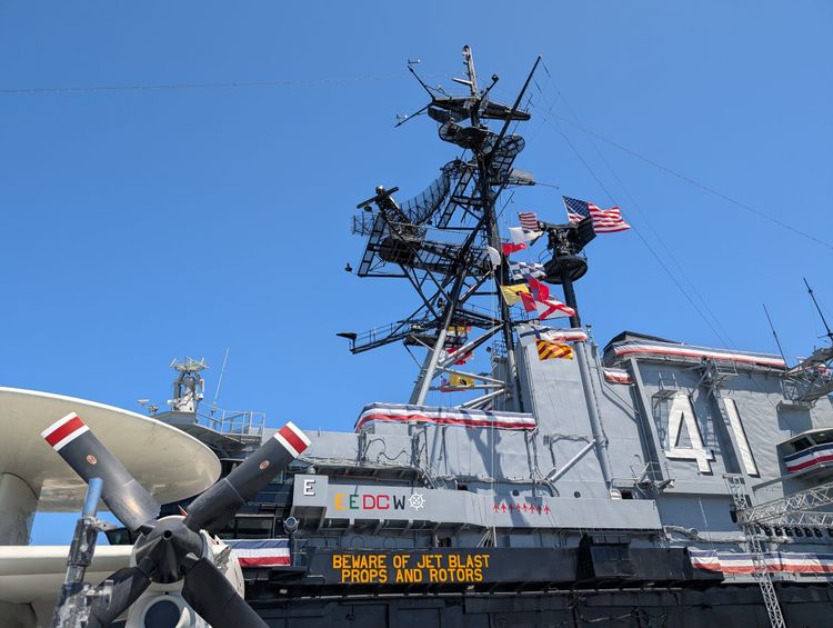USS Midway in San Diego